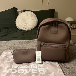 Dagne dover Dakota medium backpack in dune